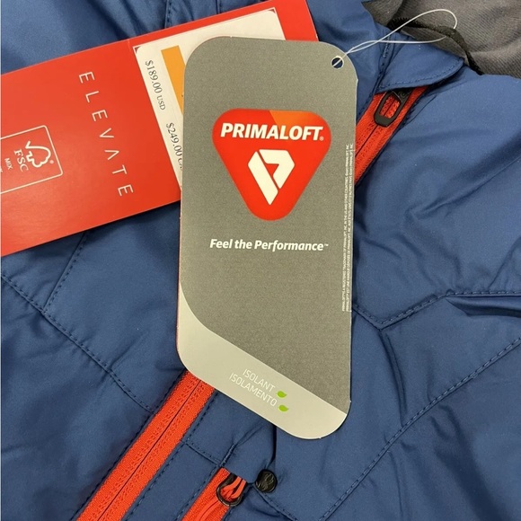 Spyder Glissade Insulated Jacket Abyss Volcano 2023 Dwr Primaloft Black Sz Small - Picture 3 of 8